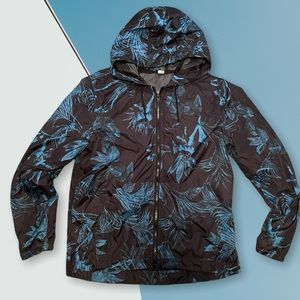 H&M palm leaves light wind jacket